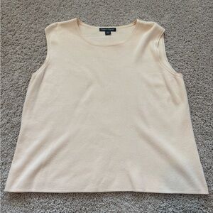 Designers Originals Sleeveless Tank Top in Soft Cream